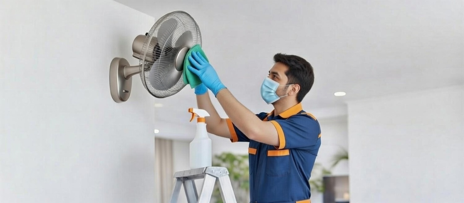 Wall Fan Cleaning