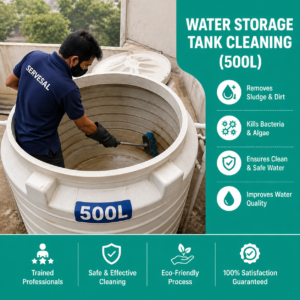 Water Storage Tank Cleaning (500L)