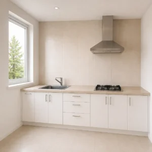 Empty Kitchen Deep Cleaning